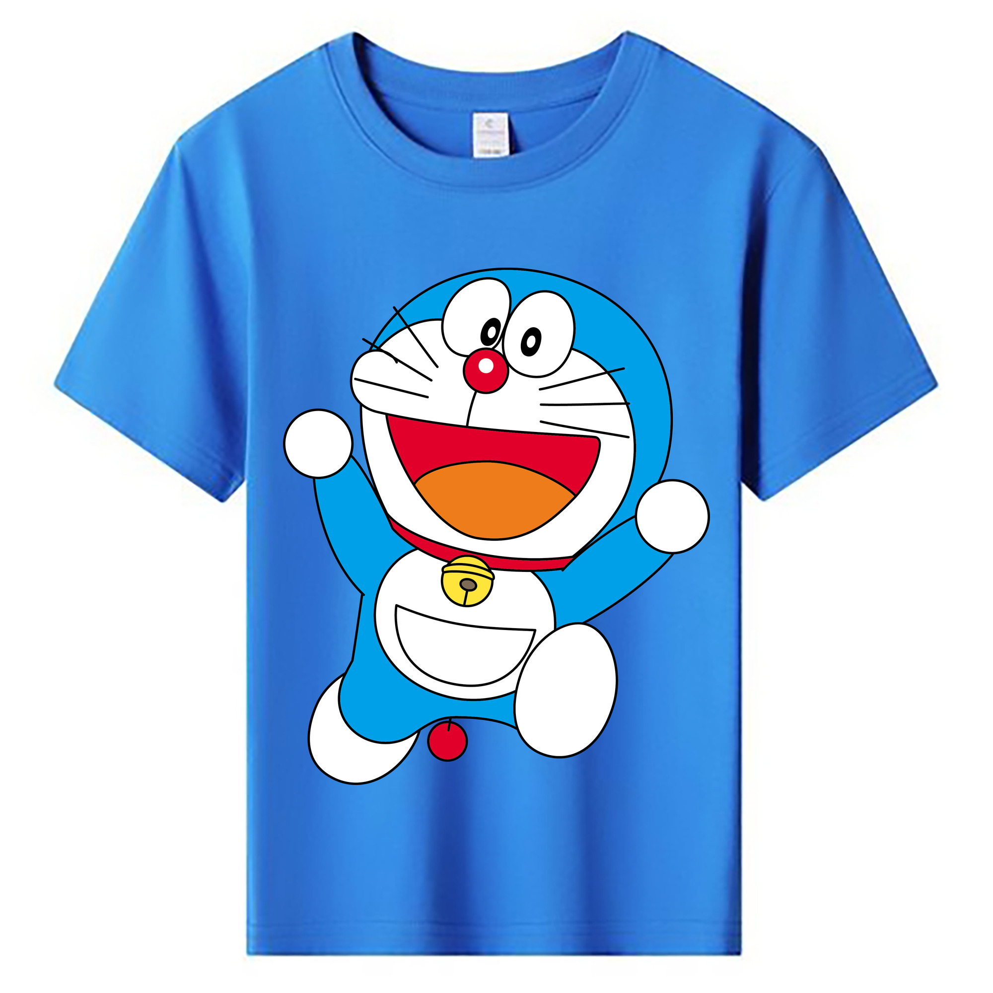 （画像用） ドラえもん Doraemon 綿100％キッズTシャツ（フロントプリント）
